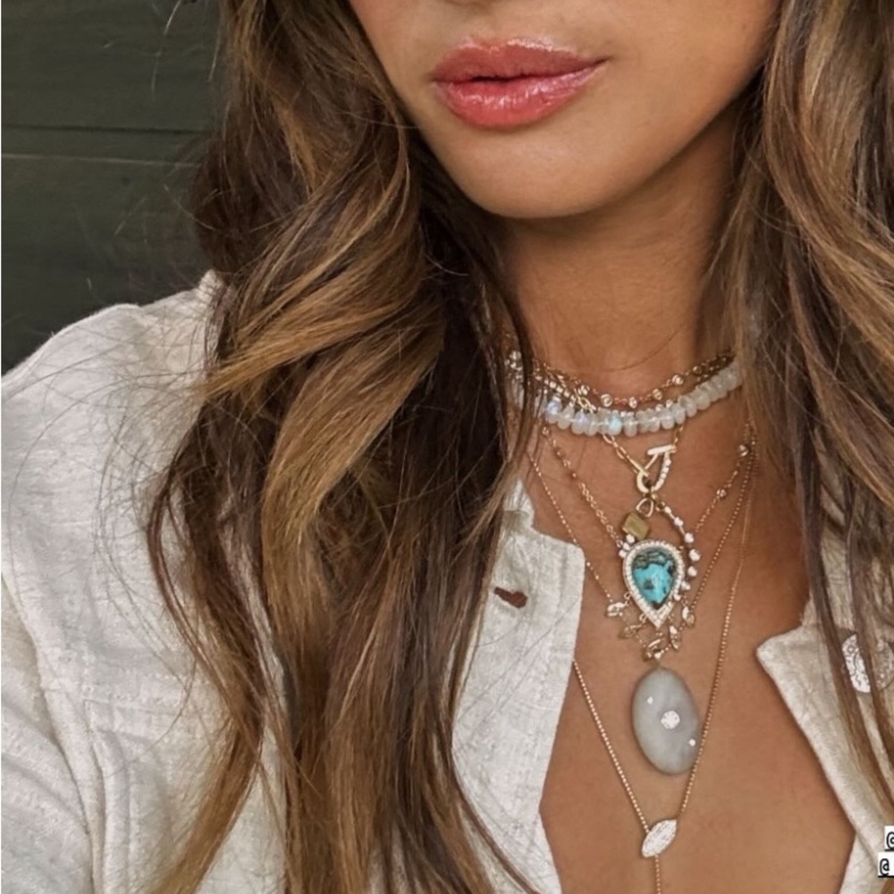 Coolest Stone Pendant with Diamond Accent
